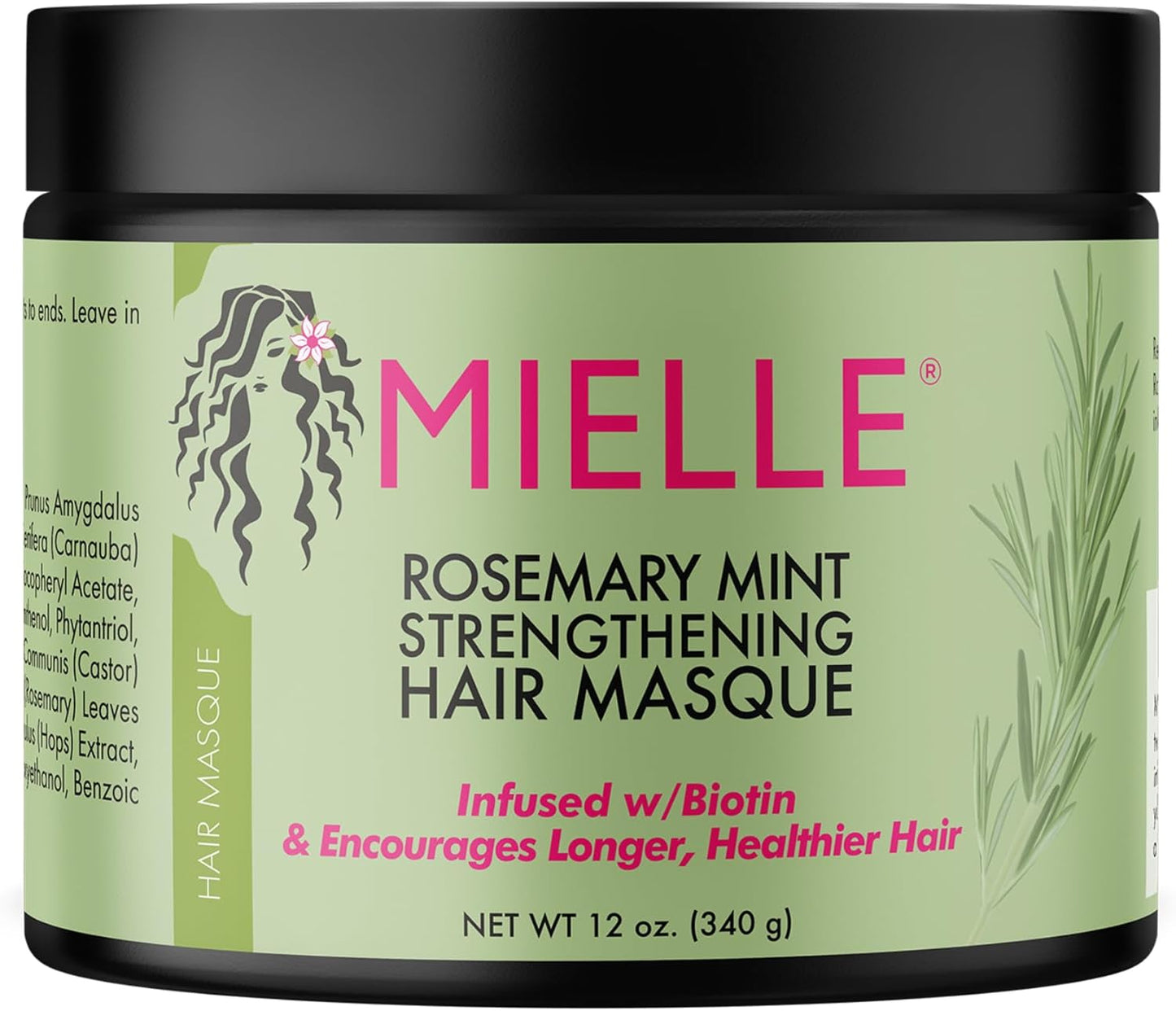 Masque Fortifiant Rosemary Mint - Mielle Organics